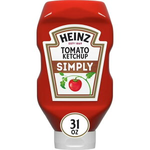 �n�C���c �V���v���[ �g�}�g�P�`���b�v �l�H�Ö����s�g�p 879g �{�g�� Heinz Simply Tomato Ketchup with No Artificial Sweeteners, 31 oz Bottle �y�����񂹏��i�z