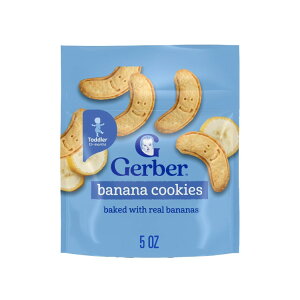 yő500~OFFN[|LzK[o[ cpXibN oiiNbL[ 142g Gerber Toddler Snacks, Banana Cookies 5 oz y񂹏iz