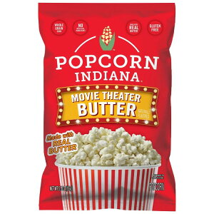 yő500~OFFN[|Lz|bvR[CfBAi IWi [r[VA^[o^[|bvR[ 156g Popcorn Indiana Original Movie Theater Butter Pop Corn Value Size, 5.5 oz y񂹏iz