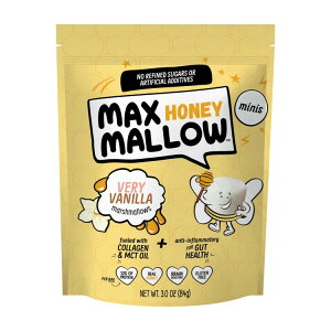 �}�b�N�X�}���E �x���[�o�j�� �~�j�n�j�[�}�V���}�� 84g Max Mallow Very Vanilla Mini HONEY Marshmallows �y�����񂹏��i�z