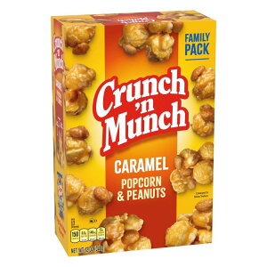 �N�����` �A���h �}���` �L���������|�b�v�R�[�� �s�[�i�b�c���� 340g CRUNCH 'N MUNCH Caramel Popcorn with Peanuts, 12 oz. �y�����񂹏��i�z