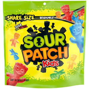 �T���[�p�b�`�L�b�Y �\�t�g�L�����f�B �V�F�A�T�C�Y 340g SOUR PATCH KIDS Soft & Chewy Candy, Share Size, 12 oz �y�����񂹏��i�z