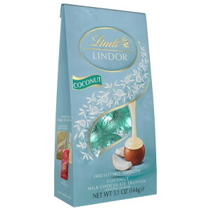 �����c �����h�[�� �R�R�i�b�c�~���N�`���R���[�g�L�����f�B�g�����t 144g Lindt Lindor Coconut Milk Chocolate Candy Truffles, 5.1 oz. Bag �y�����񂹏��i�z