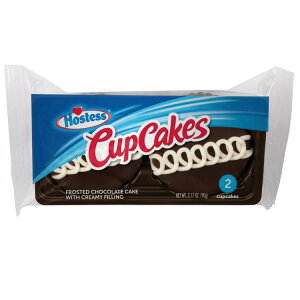 �z�X�e�X �`���R���[�g�J�b�v�P�[�L 2���� HOSTESS Chocolate Cupcakes Single Serve, 2 Count, 3.17 oz �y�����񂹏��i�z