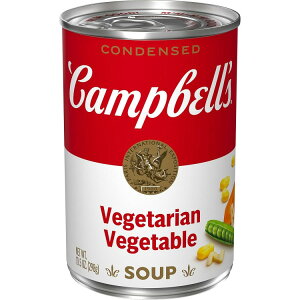 �L�����x�� �Z�k�x�W�^���A�� �x�W�^�u���X�[�v 298g Campbell's Condensed Vegetarian Vegetable Soup, 10.5 oz Can �y�����񂹏��i�z