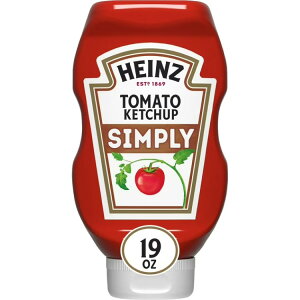 �n�C���c �V���v���[ �g�}�g�P�`���b�v �l�H�Ö����s�g�p 539g �{�g�� Heinz Simply Tomato Ketchup with No Artificial Sweeteners, 19 oz Bottle �y�����񂹏��i�z