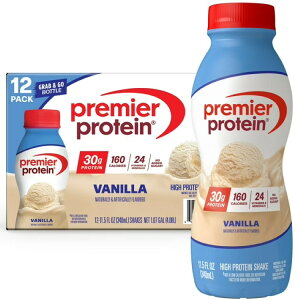 �y�|�C���gUP��1��-11��2���z�v���~�A�v���e�C�� �V�F�C�N �o�j�� ����ς���30g 340mL 12�{ Premier Protein Shake, Vanilla, 30g Protein, 11.5 fl oz, 12 Ct �y�����񂹏��i�z