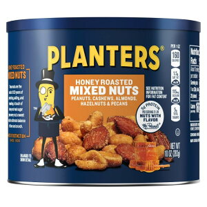 yő500~OFFN[|Lzv^[Y nj[[Xg~bNXibc 283g X`[ PLANTERS Honey Roasted Mixed Nuts 10 oz Steel Can y񂹏iz