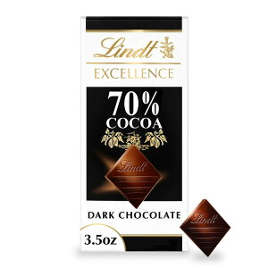 yő500~OFFN[|Lzc GNZX _[N`R[g RRA70% 100g Lindt Excellence Dark Chocolate, 70% Cocoa 3.5 oz, Bar y񂹏iz