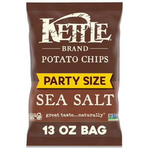 �P�g���u�����h �|�e�g�`�b�v�X �V�[�\���g �P�g���`�b�v�X �p�[�e�B�T�C�Y 368g Kettle Brand Potato Chips, Sea Salt Kettle Chips, Party Size, 13 oz �y�����񂹏��i�z