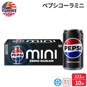 yvVR[ [VK[ \[_|bv 221ml ~j 10 pbN Pepsi Cola Zero Sugar Soda Pop, 7.5 fl oz, 10 Pack Mini Cans { e  Y_ hNCO y񂹏iz