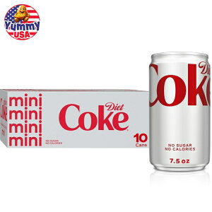 yő500~OFFN[|Lz_CGbg R[N _CGbg R[ \[_ ①pbN 221ml ~j 10 pbN Diet Coke Diet Cola Soda Fridge Pack, 7.5 fl oz Mini Cans, 10 Pack { e y