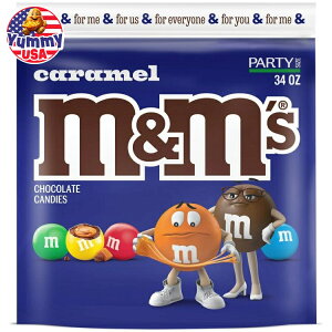 yő500~OFFN[|LzM&M's L~N`R[gLfB p[eB[TCY - 34 IX M&M's Caramel Milk Chocolate Candy Party Size - 34 oz Bag { e y񂹏iz