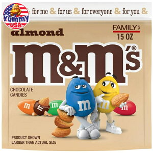 yő500~OFFN[|LzM&M's A[h~N`R[gLfB t@~[TCY - 15 IX M&M's Almond Milk Chocolate Candy Family Size - 15 oz Bag { e y񂹏iz