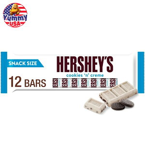 yő500~OFFN[|Lzn[V[Y NbL[&N[ XibNTCY LfB o[ 12g 12 Hershey's Cookies 'n' Creme Snack Size Candy, Bars 0.45 oz, 12 Count `R {CO y