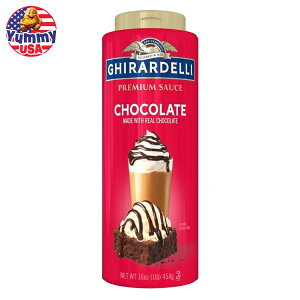 yő500~OFFN[|LzMf v~A`R[g\[X 16IX{g GHIRARDELLI Premium Chocolate Sauce, 16 oz Bottle { e y񂹏iz