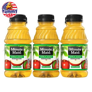 yő500~OFFN[|Lz~jbcCh 100% AbvW[XhN 10 tʃIX 6 { Minute Maid 100% Apple Fruit Juice Drink, 10 fl oz, 6 Bottles { e t[cW[X  t