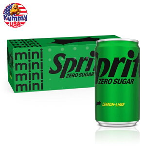 XvCg _CGbg [VK[ C ~j\[_|bv 221ml 10 ʃpbN Sprite Diet Zero Sugar Lemon Lime Mini Soda Pop 7.5 fl oz, 10 Pack Cans { e y񂹏iz