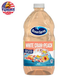 I[VXv[ zCgNs[`W[XhN 1.89L{g Ocean Spray White Cran-Peach Juice Drink, 64 fl oz Bottle { e y񂹏iz