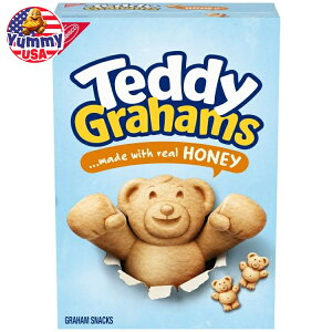 yő500~OFFN[|LzefBOnY nj[OnXibNALbYXibNA10IX TEDDY GRAHAMS Honey Graham Snacks, Kids Snacks, 10 oz y񂹏iz