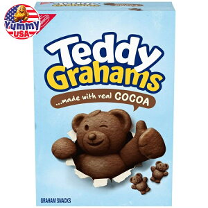 yő500~OFFN[|LzefBOn `R[gOnXibNALbYXibNA10IX TEDDY GRAHAMS Chocolate Graham Snacks, Kids Snacks, 10 oz y񂹏iz