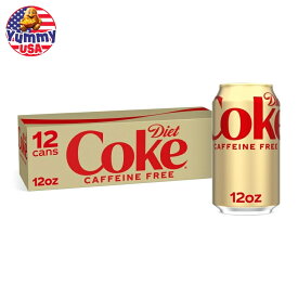ダイエットコーク カフェインフリー ソーダポップ 355ml 12缶パック Diet Coke Caffeine Free Soda Pop, 12 fl oz, 12 Pack Cans 日本未発売 大容量 【お取り寄せ商品】