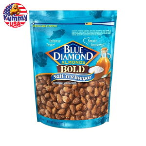 yő500~OFFN[|Lzu[_ChA[h {[h\grlK[A[h 397g Blue Diamond Almonds Bold Salt 'n Vinegar Almonds, 14 oz { e y񂹏iz