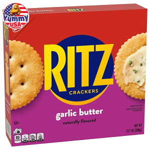 yő500~OFFN[|Lzbc K[bNo^[NbJ[ 13.7IX RITZ Garlic Butter Crackers, Snacks 13.7 oz { O H `XibN y񂹏iz