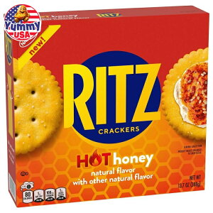 yő500~OFFN[|Lzbc zbgnj[NbJ[ 13.7IX RITZ Hot Honey Crackers, Snacks for Kids and Adults, Lunch Snacks, 13.7 oz {  `XibN XpCV[ ݂͂ y