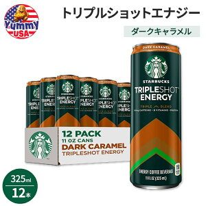 yő500~OFFN[|LzX^[obNX gvVbg R[q[ GiW[hN _[NL 325ml  12{ Starbucks Tripleshot Coffee Energy Drink Dark Caramel Flavor 11 fl oz Cans (12 Pack) X^