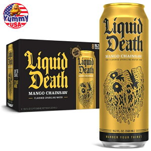 �yP10�{��19��18��-31���z���L�b�h�f�X �X�p�[�N�����O�E�H�[�^�[ �}���S�[�`�F�[���\�[ 568ml �L���O�T�C�Y�� (8 �p�b�N) Liquid Death Sparkling Water, Mango Chainsaw 19.2 oz King Size Cans (8-Pack) ���{������ ��