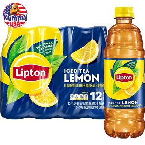 yő500~OFFN[|Lzvg ACXeB[ 500ml 12 pbN{g Lipton Lemon Iced Tea, 16.9 fl oz, 12 Pack Bottles { e g  tbV bNX eB[^C eB