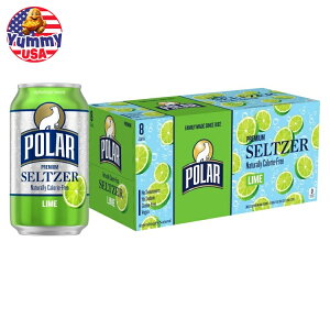 yő500~OFFN[|Lz|[[ [J[ C Xp[NO Zc@[ EH[^[ 355ml 8 ʃpbN Polar Zero Calorie Lime Sparkling Seltzer Water, 12 fl oz, 8 Pack Cans { e y