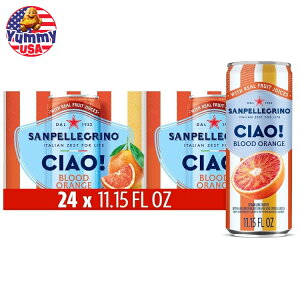 �y���X�ߋ��ő勉MAX1400�~OFF�N�[�|���z�T���y���O���m �`���I�I�[���V���K�[ �u���b�h�I�����W �X�p�[�N�����O�E�H�[�^�[ 330ml 24�� Sanpellegrino Ciao! Zero Sugar, Blood Orange Sparkling Water, 11.15 fl oz Eac