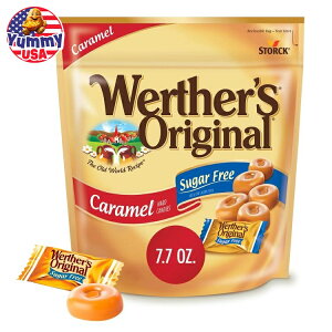 ���F���^�[�X�I���W�i�� �n�[�h �V���K�[�t���[ �L�������� �L�����f�B 7.7 �I���X Werther's Original Hard Sugar Free Caramel Candy, 7.7 oz ���{������ ��e�� �y�����񂹏��i�z
