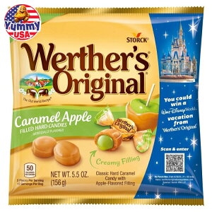 ���F���^�[�X�I���W�i�� �n�[�h�A�b�v������L���������L�����f�B 156g Werther's Original Hard Apple Filled Caramel Candy, 5.5 oz ���{������ ��e�� �y�����񂹏��i�z