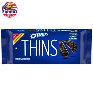 yő500~OFFN[|LzII VY `R[g ThCb` NbL[ t@~[TCY 11.78 IX OREO Thins Chocolate Sandwich Cookies, Family Size, 11.78 oz { e ܂Ƃߔ 