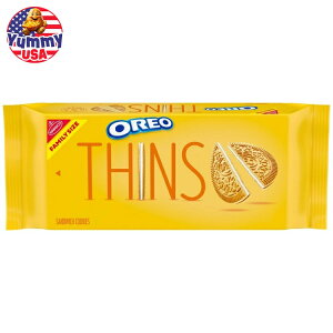 yő500~OFFN[|LzII VY S[f N` ThCb` NbL[ xCNh t@~[TCY 11.78 IX OREO Thins Golden Crunchy Sandwich Cookies, Baked, Family Size, 11.78 oz e 