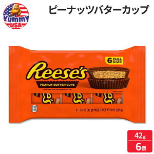 yő500~OFFN[|Lz[V[Y [ZX ~N`R[gs[ibco^[JbvLfB 42g 6 Reese's Milk Chocolate Peanut Butter Cups Candy, Packs 1.5 oz, 6 Count {y