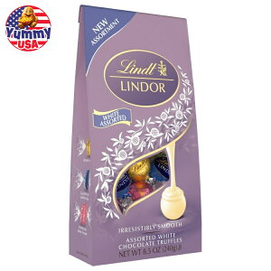 yő500~OFFN[|Lzc h[ zCg`R[g A\[g `R[gLfB gt 8.5 IX  Lindt LINDOR White Chocolate Assorted Chocolate Candy Truffles, 8.5 oz. Bag e