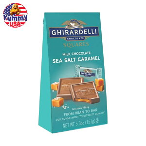 �M���f�� �~���N�`���R���[�g �V�[�\���g �L�������� �`���R���[�g �X�N�G�A 5.3 �I���X �� GHIRARDELLI Milk Chocolate Sea Salt Caramel Chocolate Squares, 5.3 OZ Bag ���{������ ��e�� �y�����񂹏��i�z