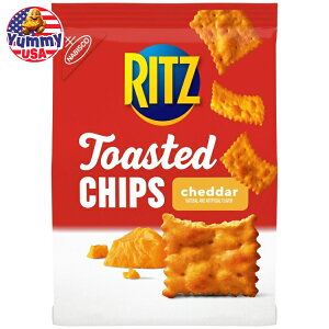 yő500~OFFN[|Lzbc g[Xg`bvX `F_[NbJ[ p[eB[XibN 229g RITZ Toasted Chips Cheddar Crackers, Party Snacks, 8.1 oz { mtC T `Xib