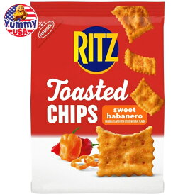 リッツ トーストチップス スイートハバネロクラッカー パーティースナック 229g RITZ Toasted Chips Sweet Habanero Crackers, Party Snacks, 8.1 oz ノンフライ 脂質控えめ ランチスナック 辛い【お取り寄せ商品】【激辛・旨辛・甘辛特集】