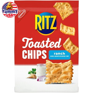 yő500~OFFN[|Lzbc g[Xg`bvX `NbJ[ p[eB[XibN 229g RITZ Toasted Chips Ranch Crackers, Party Snacks, 8.1 oz { mtC T `XibN 