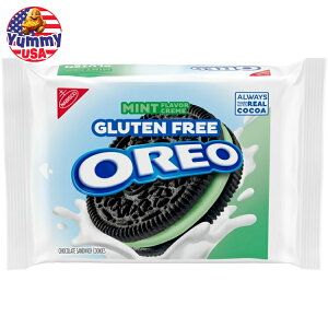 yő500~OFFN[|LzII Oet[ ~gN[`R[gThCb`NbL[ 12.47IX OREO Gluten Free Mint Creme Chocolate Sandwich Cookies 12.47 oz y񂹏iz