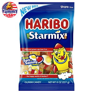 yő500~OFFN[|Lzn{[ X^[~bNX O~LfB[ 1pbN 8IX HARIBO Starmix Gummi Candies, Thin, Pack of 1, 8 oz y񂹏iz
