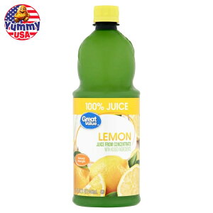 �y�A�����J�E�H���}�[�gPB�z�O���[�g�o�����[ ������100%�W���[�X 946ml Great Value Lemon 100% Juice, 32 fl oz �y�����񂹏��i�z