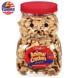 yő500~OFFN[|LzX^Et@[Y Aj}NbJ[ IWi 24IX xAW Stauffer's Animal Crackers Original, 24 oz Shelf-Stable Bear Jug y񂹏iz