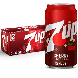 7UP カフェインフリー チェリーソーダポップ 355ml 12缶パック 7UP Caffeine Free Cherry Soda Pop, 12 fl oz, 12 Pack Cans 【お取り寄せ商品】