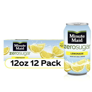 �~�j�b�c���C�h �[���V���K�[ �����l�[�h �t���[�c�W���[�X 355ml 12�� Minute Maid Zero Sugar Lemonade Fruit Juice, 12 fl oz, 12 Cans �y�����񂹏��i�z